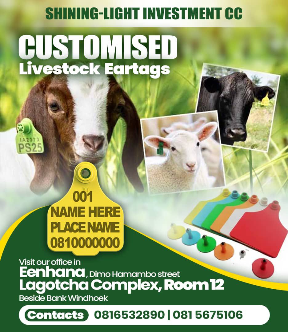 Shining-Light Investments CC, Customised Livestock Ear Tags promotional poster